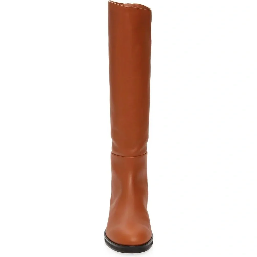 Frame Denim Brown Over the Knee Boots Le Ramsey Boots  Knee High Tall Sz 9